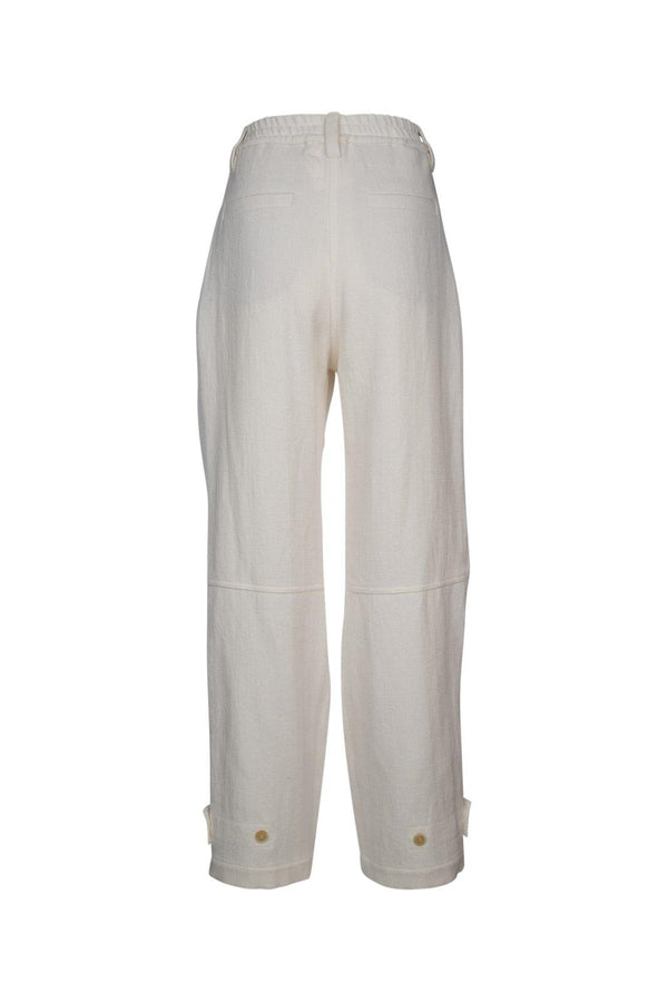 Brunello Cucinelli Pintuck Detailed Straight Leg Trousers - Women