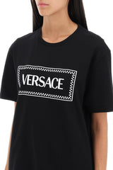 Versace Embroidered Logo T-shirt - Women