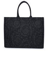 Versace Black Fabric Bag - Men