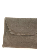 Brunello Cucinelli Suede Clutch - Women - Piano Luigi