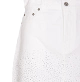 J.W. Anderson Crystal Denim Skirt - Women