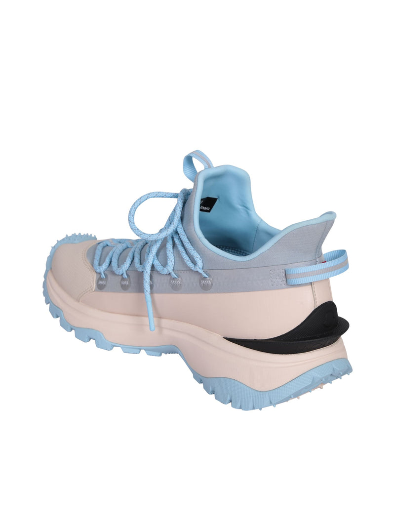 Moncler Trailgrip Lite 2 Grey/ Light Blue Sneakers - Women