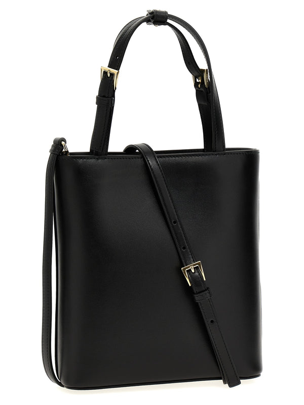 Prada Small Leather Logo Shopping Bag - Women