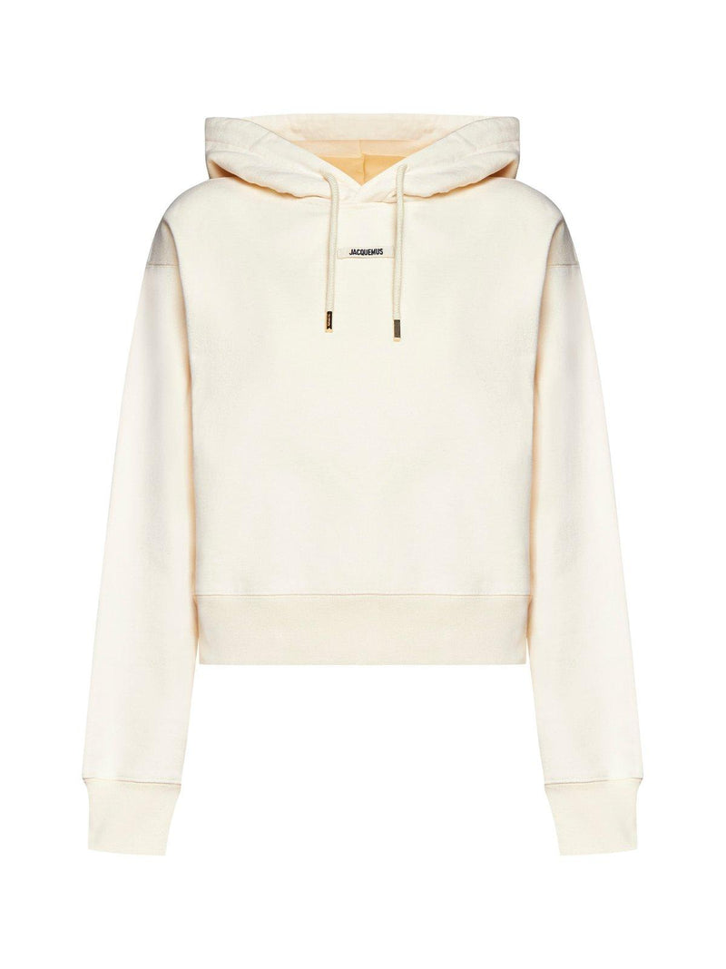 Jacquemus Logo Patch Drawstring Hoodie - Women