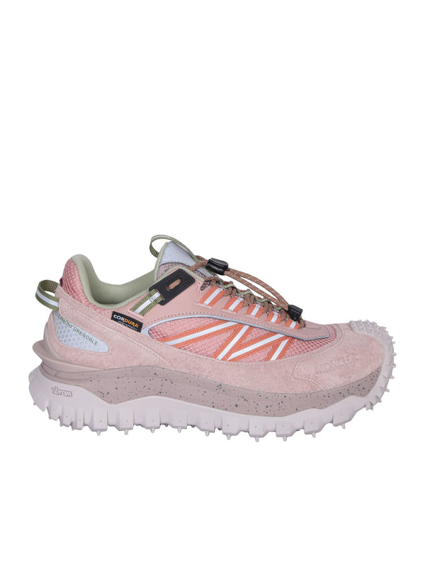 Moncler Runner Trailgrip Pink Sneakers - Women