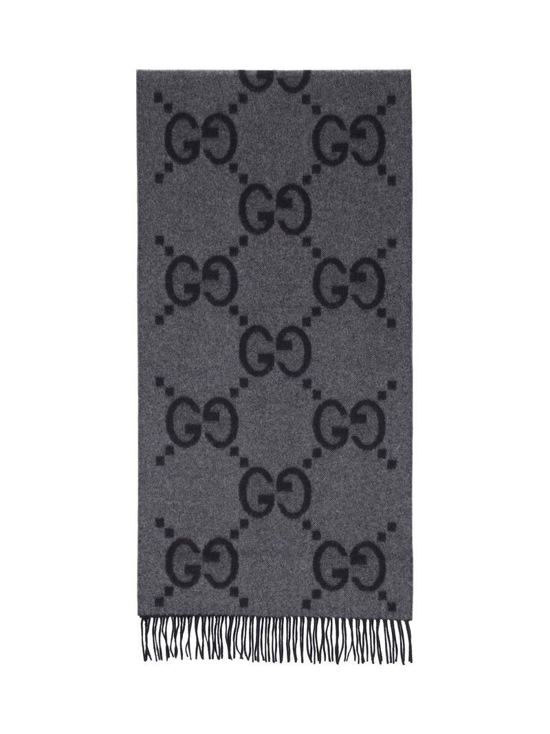 Gucci Gg Jacquard Scarf - Men