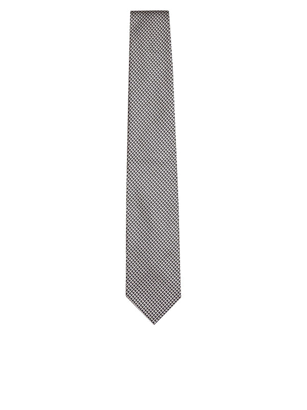 Tom Ford Grey Silk Tie - Men - Piano Luigi