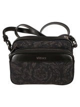 Versace Small Jacquard Crossbody Bag - Men