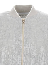 Brunello Cucinelli Cardigan C/zip M/l - Women