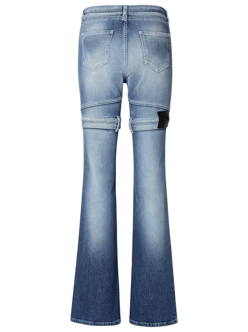 Off-White Blue Cotton Jeans - Women