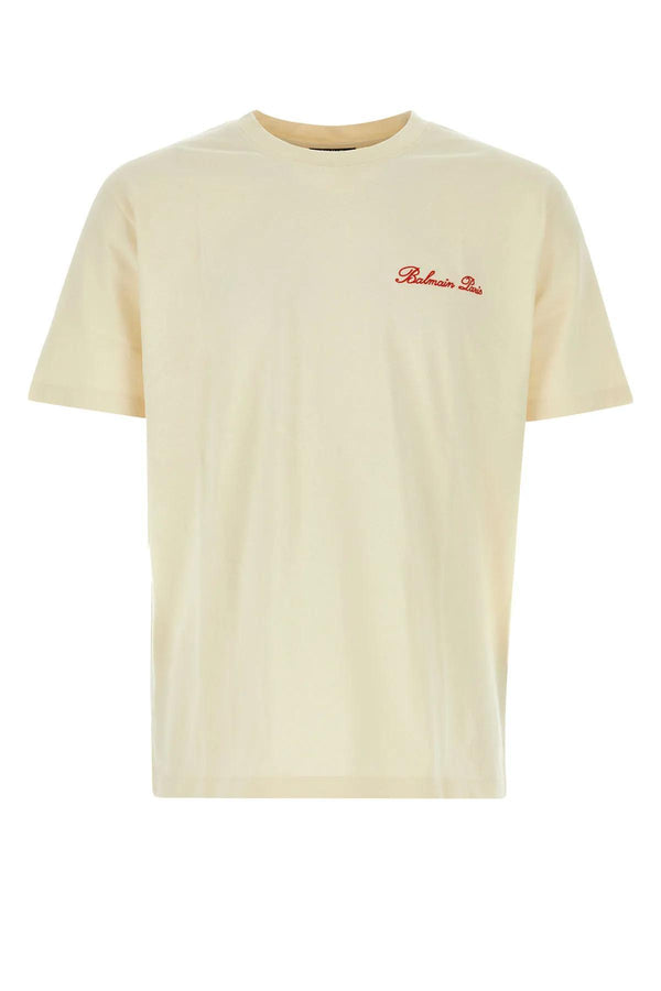 Balmain Sand Cotton T-shirt - Men - Piano Luigi