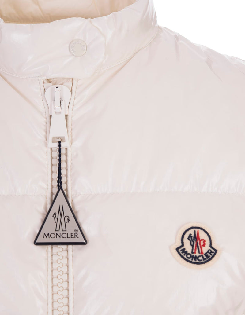 Moncler White Alcibia Padded Vest - Women