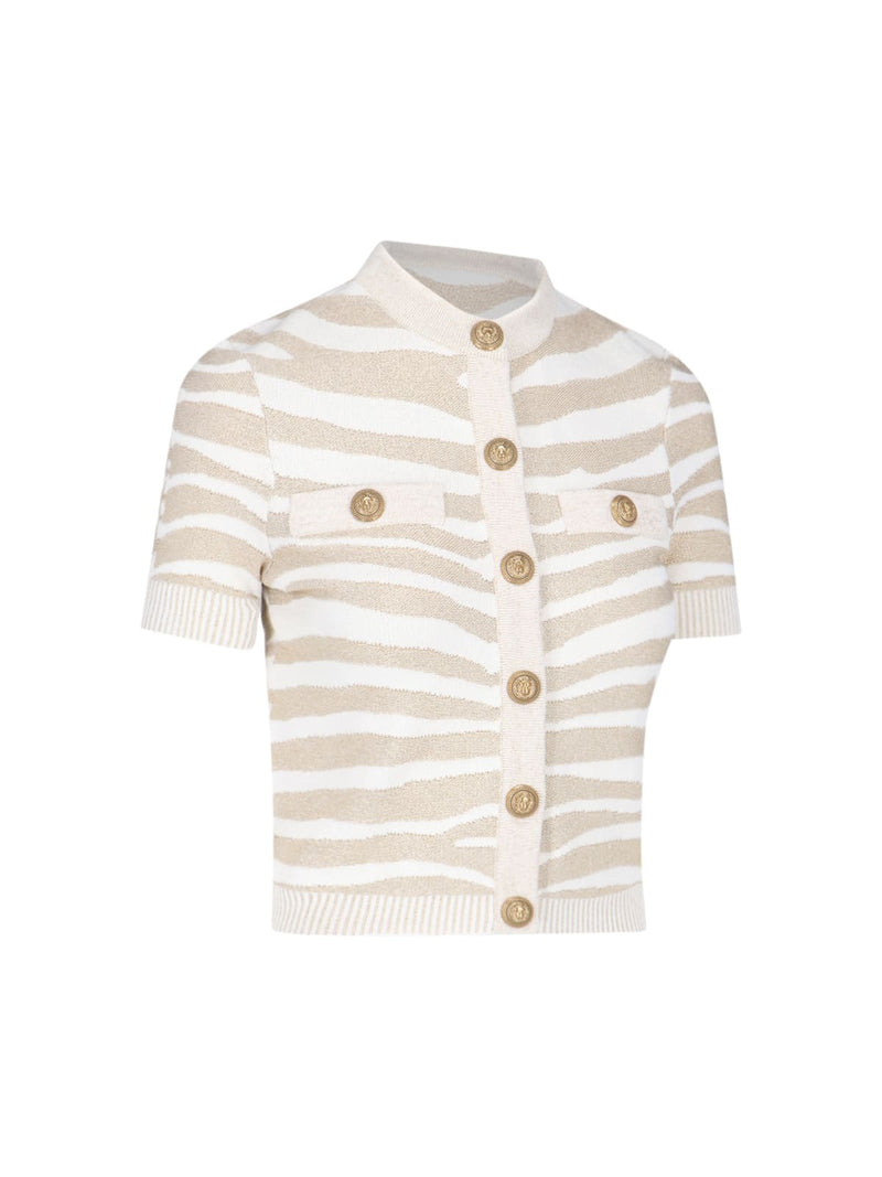 Balmain Zebra Print Top - Women