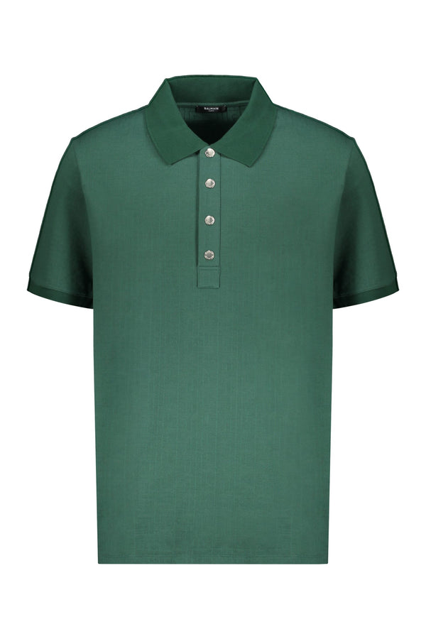 Balmain Cotton Polo Shirt - Men