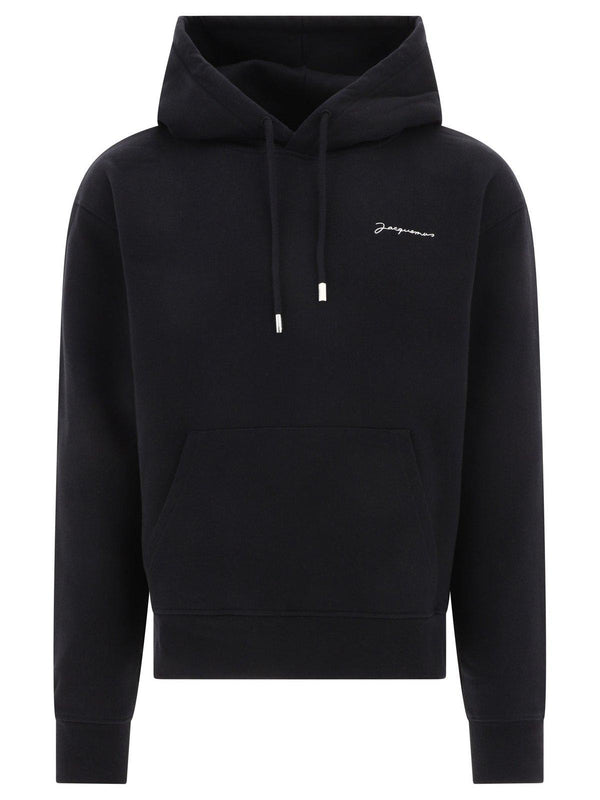 Jacquemus Logo Embroidered Drawstring Hoodie - Women