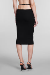 AMIRI Skirt In Black Cotton - Women