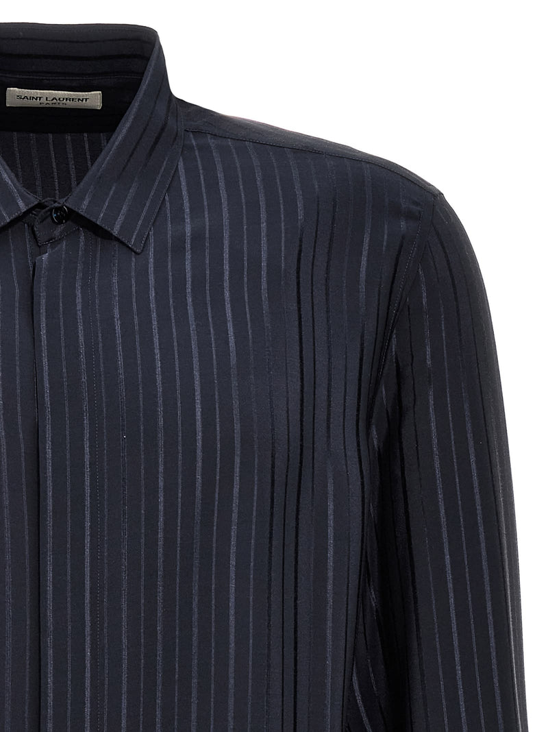 Saint Laurent Crepe De Chine Shirt - Men