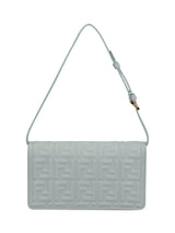 Fendi Logo Embossed Shoulder Bag - Women