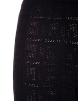 Givenchy 4g Jacquard Flared Trousers In Black - Women