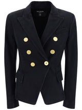 Balmain Double-breasted Denim Blazer - Women