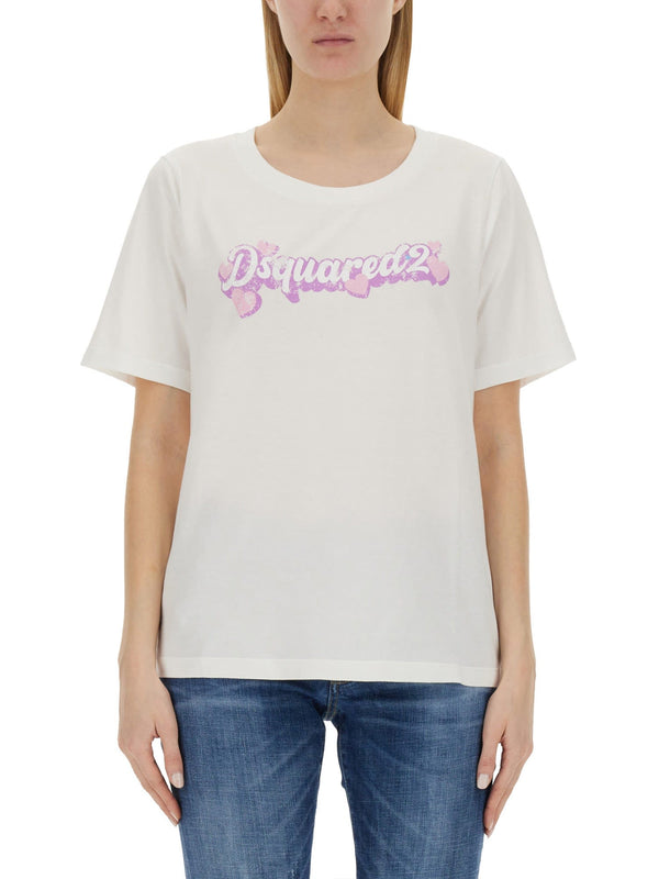 Dsquared2 T-shirt With Logo - Women