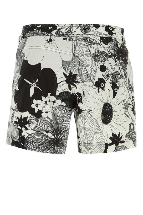 Tom Ford Allover Floral Print Swim Shorts - Men - Piano Luigi