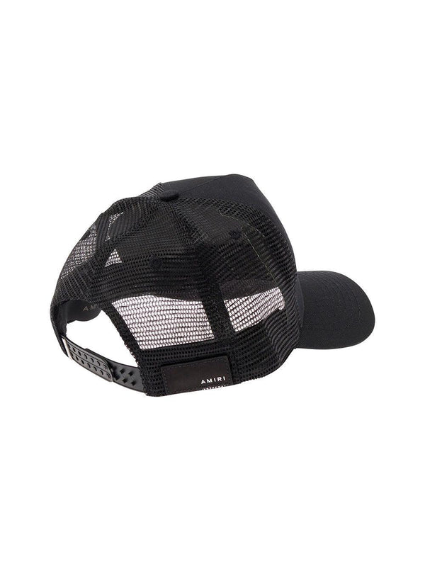 AMIRI Black Baseball Cap With Mesh Insert In Cotton Man - Men - Piano Luigi