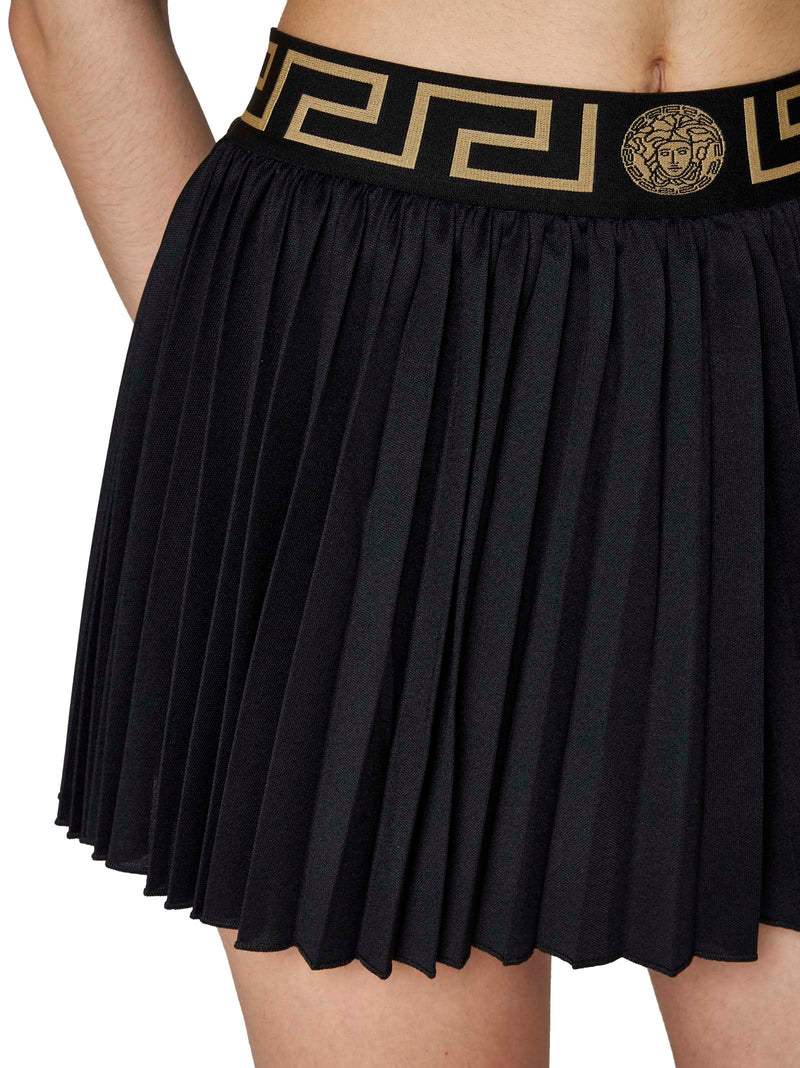 Versace Greca Border Pleated Gym Skirt - Women