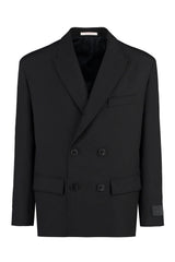 Valentino Double-breasted Wool Blazer - Men - Piano Luigi