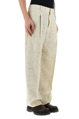 Bottega Veneta Ivory Viscose Blend Pant - Men