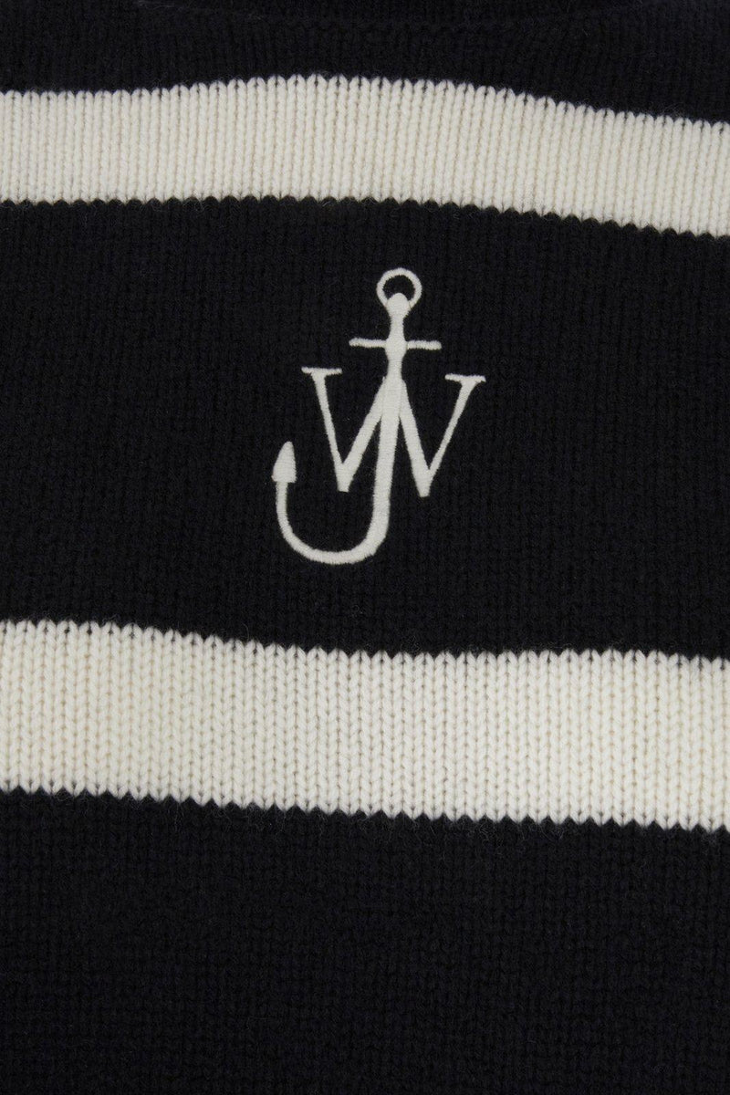 J.W. Anderson Anchor Logo Embroidered Cropped Jumper - Women