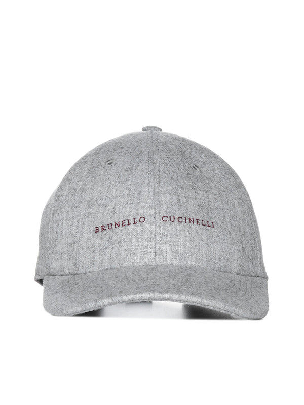 Brunello Cucinelli Logo Embroidery Cap - Men