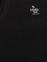 Fendi Top Ribbed Cotton Jersey - Women