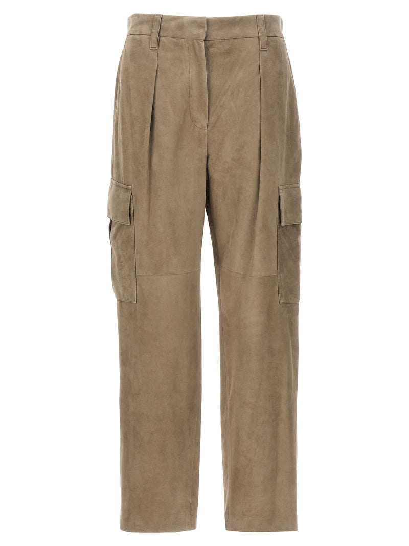 Brunello Cucinelli Suede Trousers - Women