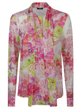 Versace Silk Printed Shirt - Women