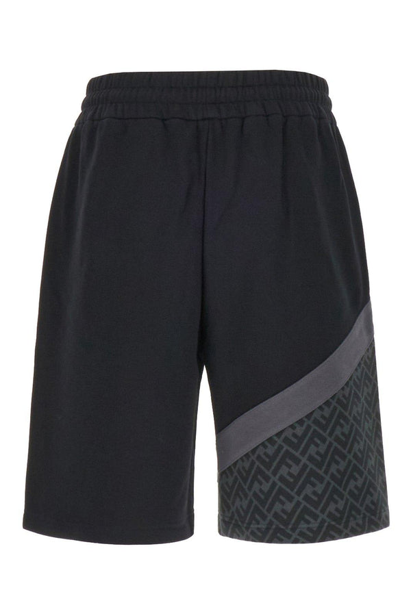 Fendi Elastic Drawstring Waist Bermuda Shorts - Men