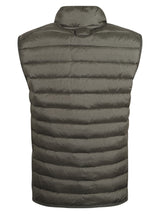 Stone Island High-neck Logo Patched Sleeveless Padded Jacket - Men