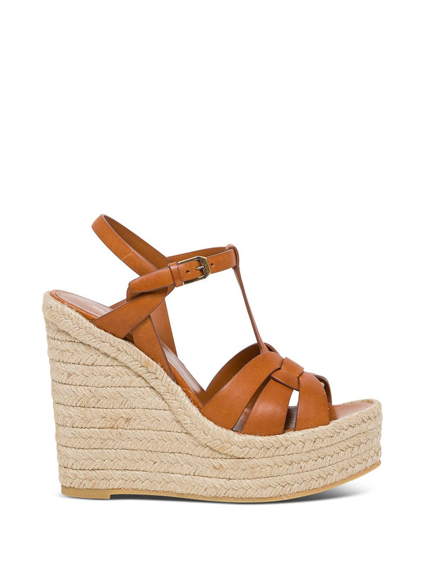 Saint Laurent Tribute Wedge Espadrilles - Women