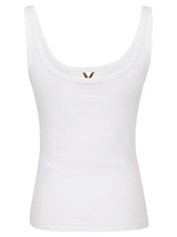 Valentino Jersey Top Ribbed Cotton - Women