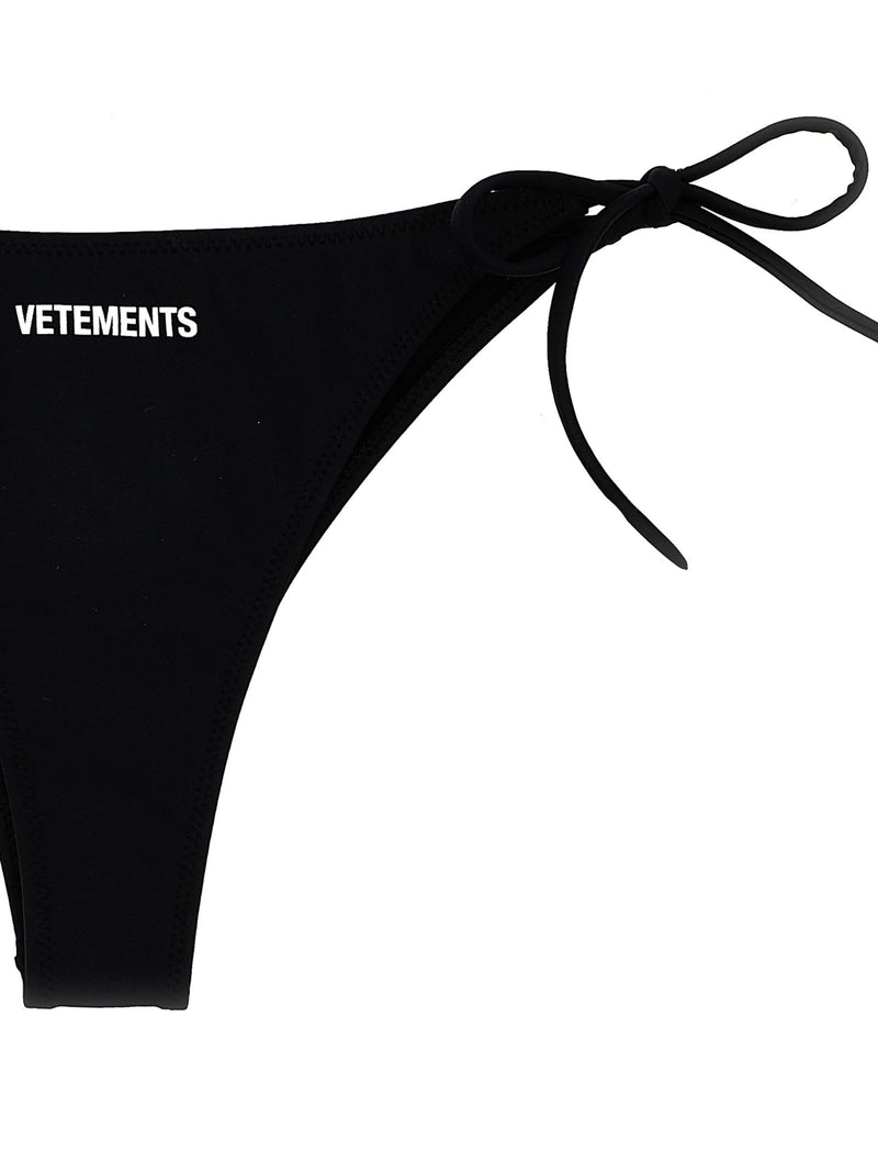 VETEMENTS logo Bikini Briefs - Women