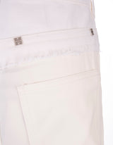 Givenchy Stone Grey Melange Denim Oversized Jeans - Women