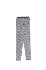 Balmain Monogram Pattern Back Zip Leggings - Women