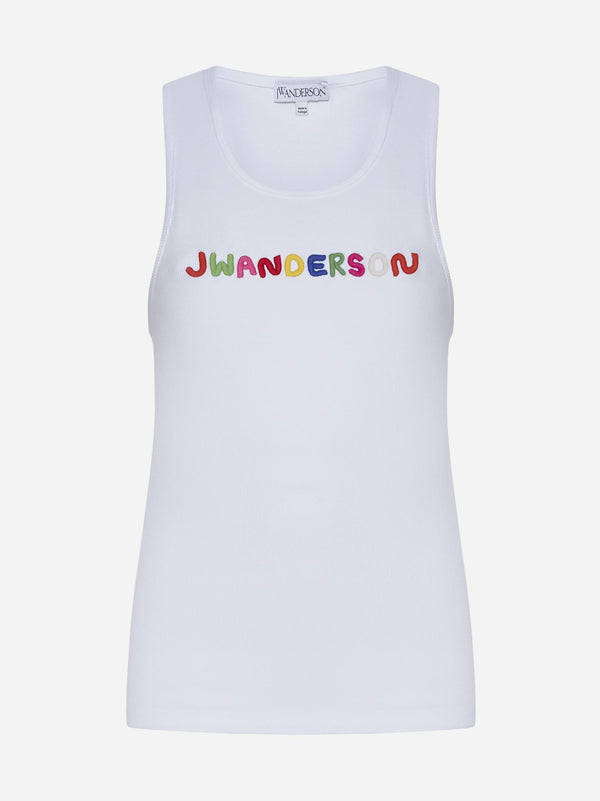 J.W. Anderson Logo Cotton Tank Top - Men