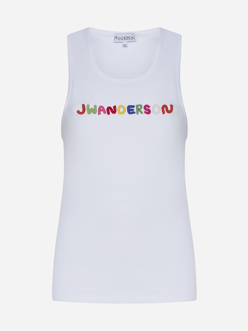 J.W. Anderson Logo Cotton Tank Top - Men