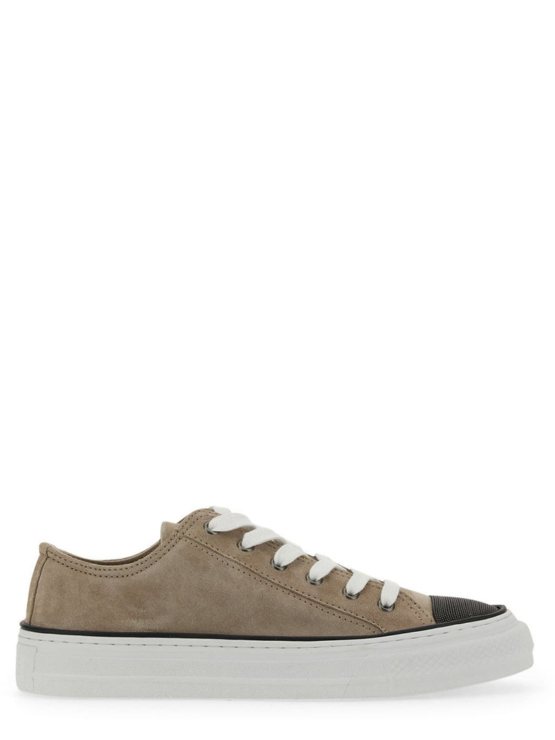 Brunello Cucinelli Sneaker With Precious Toe - Women