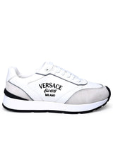 Versace White Leather Sneakers - Men