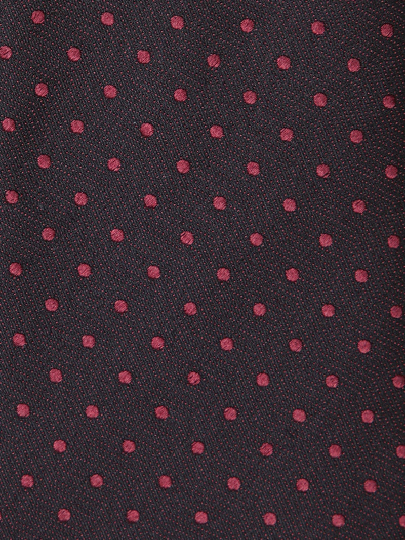 Tom Ford Polka Dot Bordeaux Tie - Men - Piano Luigi