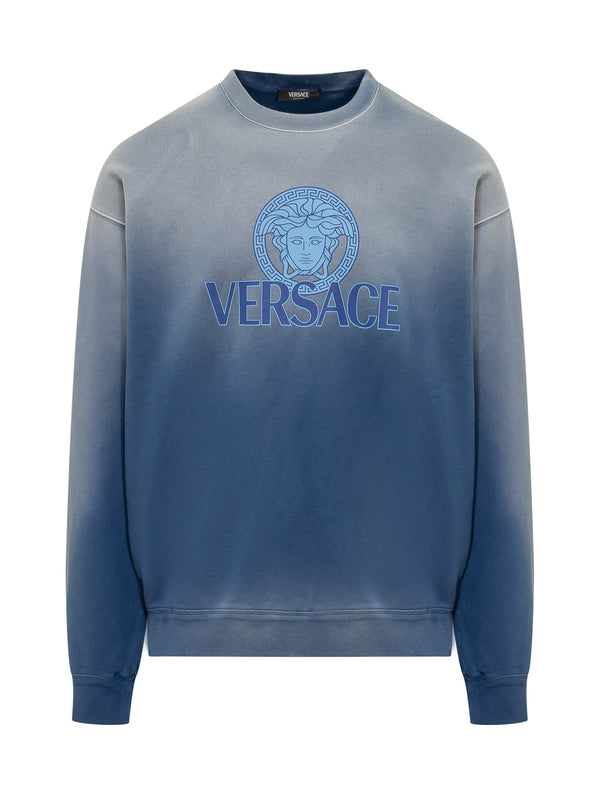 Versace Gradient Effect Medusa Sweatshirt - Men