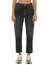 Brunello Cucinelli Button Detailed Tapered Jeans - Women