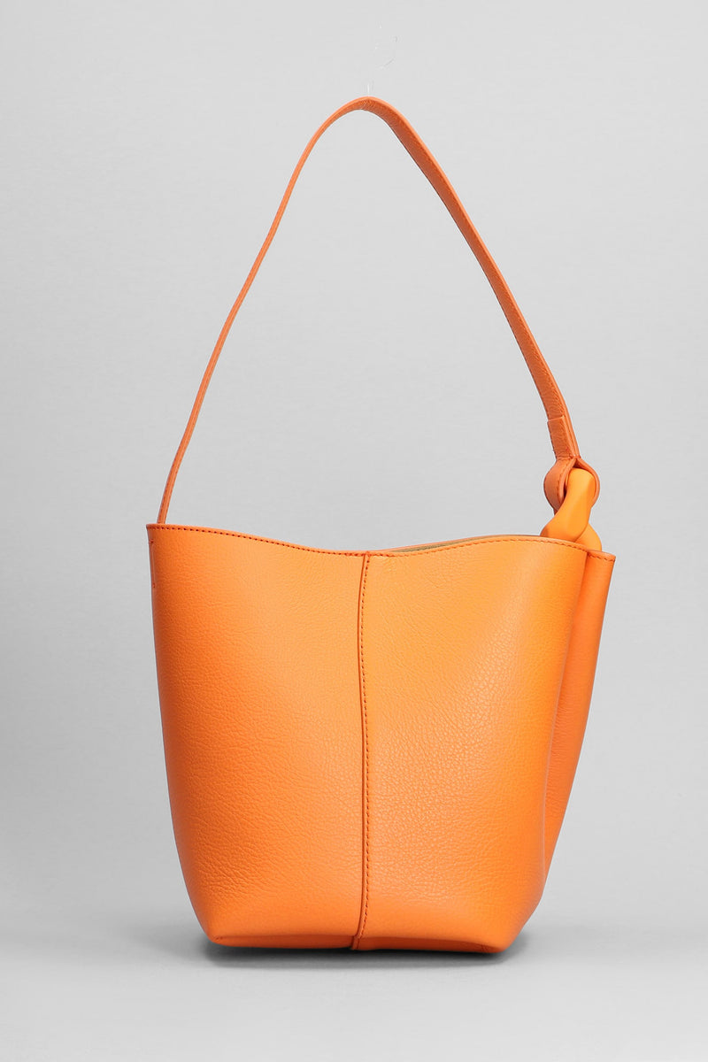 J.W. Anderson Corner Hand Bag In Orange Leather - Women